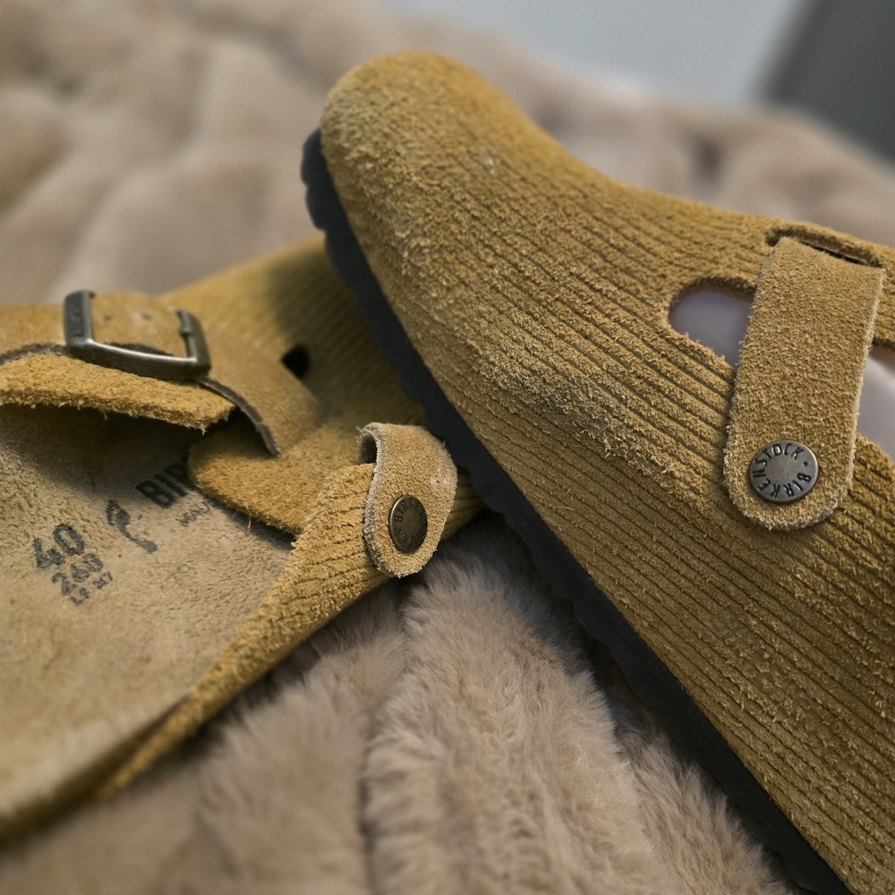 Birkenstock Boston  Women's Clog Corduroy - Picture 2 of 5